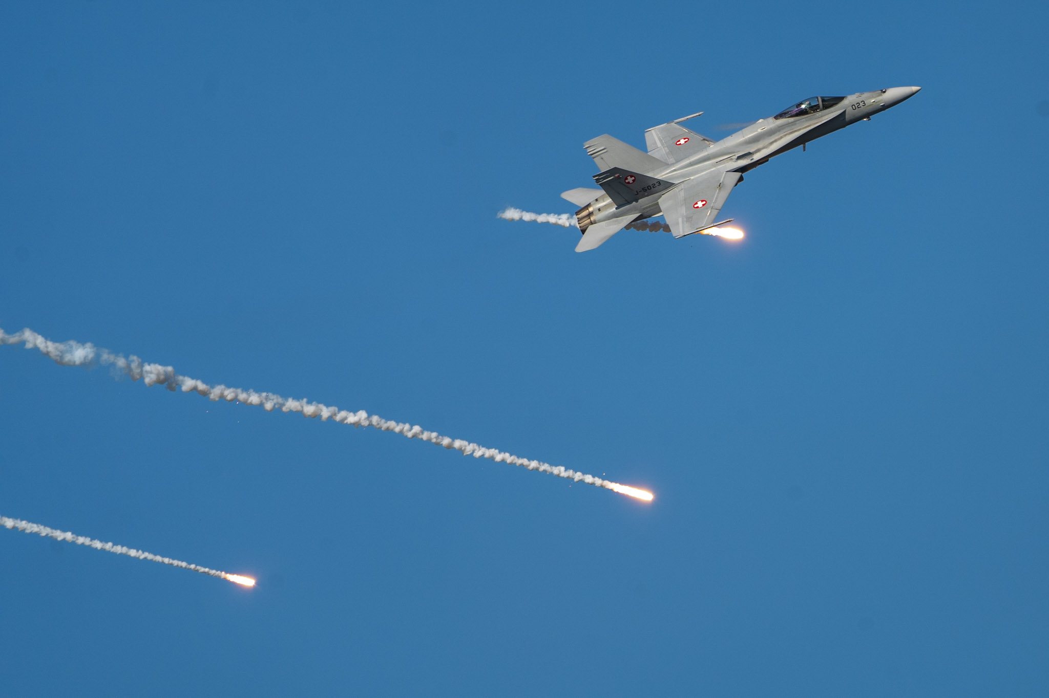 F/A-18 Hornet J-5023, 2024
