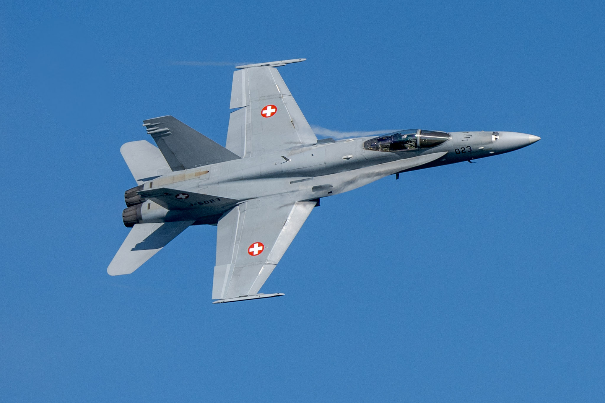 F/A-18 Hornet J-5023, 2024