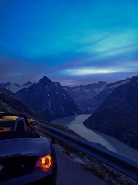 BMW Z4 (E85) at Guttannen, ch