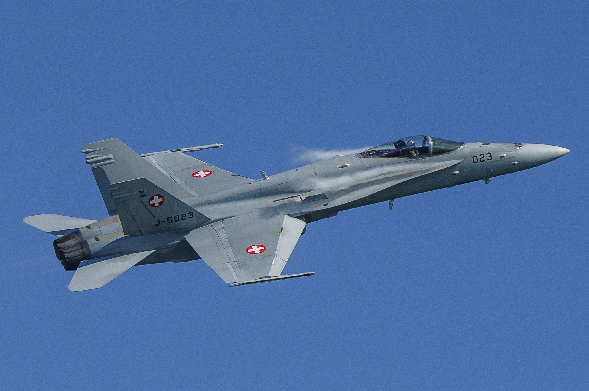 F/A-18 Hornet J-5023, 2024