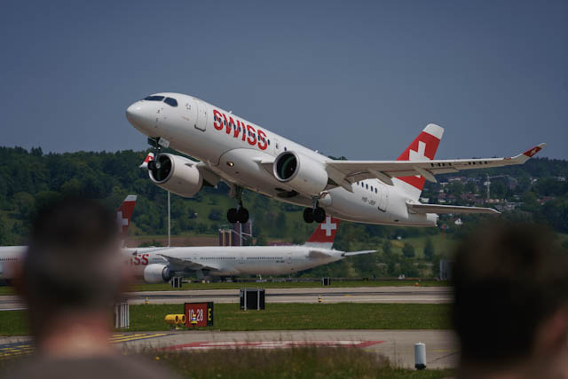 HB-JBF — SWISS Airbus A220, 2023
