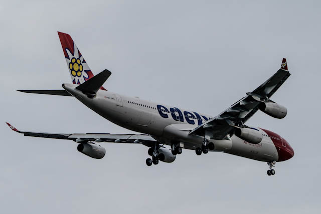 HB-JMC — Edelweiss Airbus A340, 2026